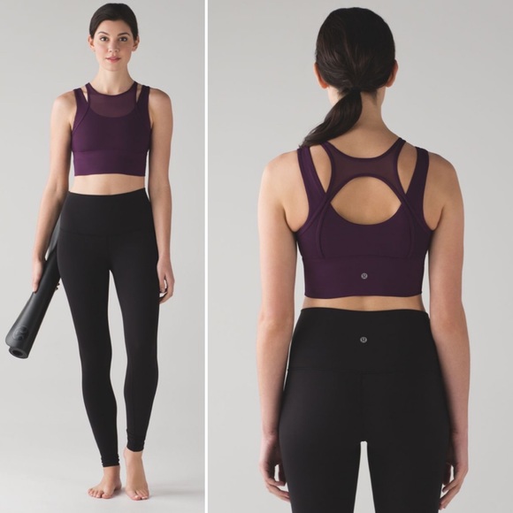 lululemon athletica Other - Lululemon || Double Tap Bra II Darkest Magenta 6